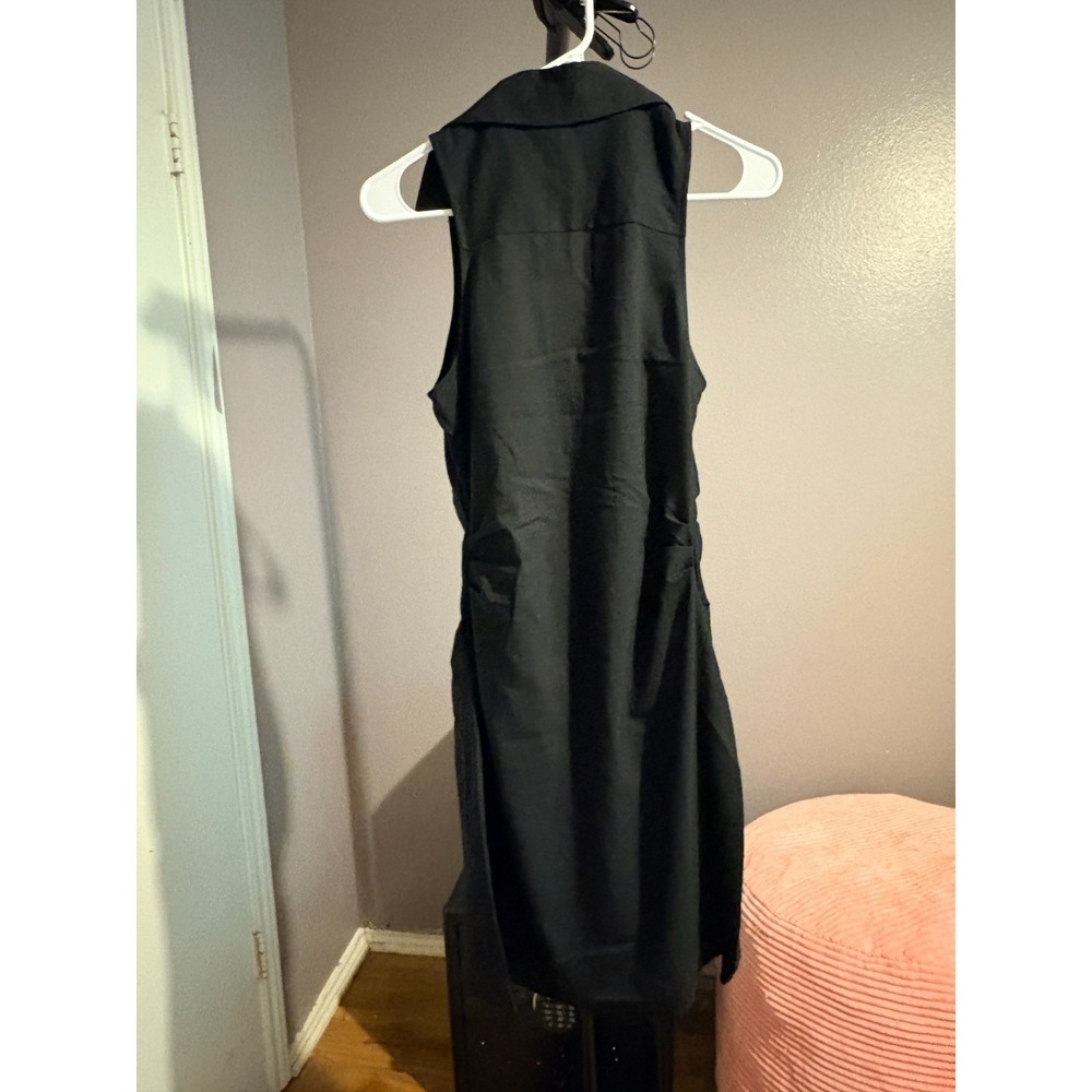 Choosy Short Black Dress - Low Cut Chest, Sleevless, SZ 2 - NWT - Picture 2 of 3